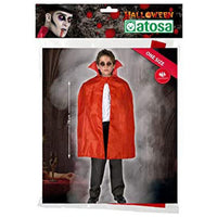 Cloak Drácula 70 cm Red Multicolour One size