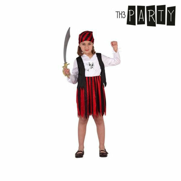 Costume for Children Th3 Party Multicolour Pirates (3 Pieces)