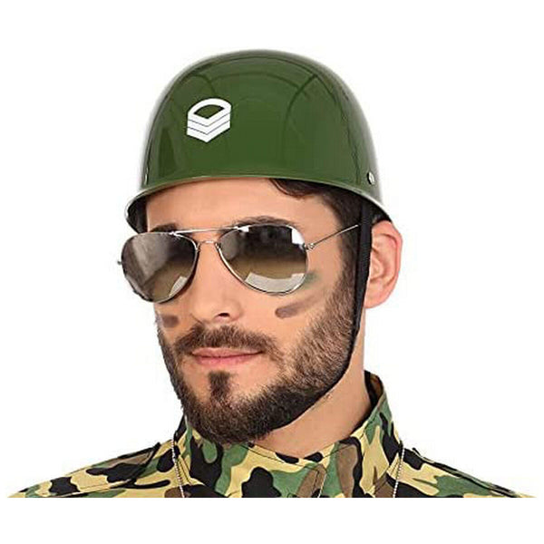 Casque Rigide Vert Camouflage