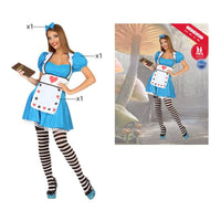 Costume for Adults (3 pcs) Alice Multicolour Fantasy (3 Pieces)