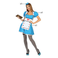 Costume for Adults (3 pcs) Alice Multicolour Fantasy (3 Pieces)