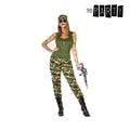 Costume for Adults Camouflage Green (3 Pcs)