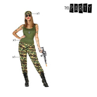 Costume for Adults Camouflage Green (3 Pcs)