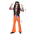 Costume for Children Hippie Orange (2 Pcs)