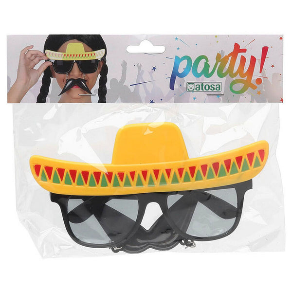 Glasses Mexican Man Hat Moustache