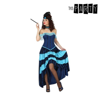 Costume for Adults Blue (2 pcs) Cabaret Dancer