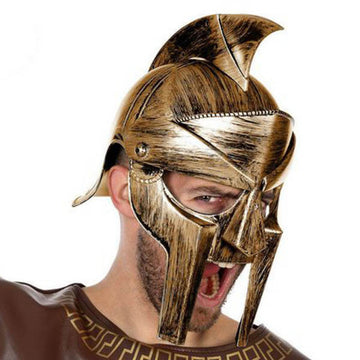 Casque romain Gladiateur Doré