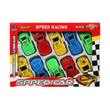 Set of cars Car 25 x 15 cm (10Units)