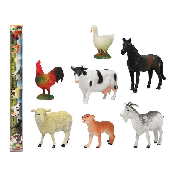 Set Tiere vom Bauernhof 100 cm (7 Stück)