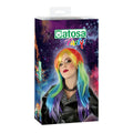 Long Haired Wig Shine Inline Multicolour Punk