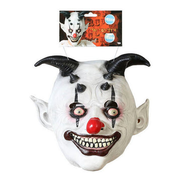 Masque Halloween Clown Maléfique Blanc