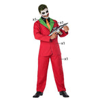 Costume for Adults Red Male Clown Joker