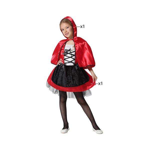 Costume for Children Little Red Riding Hood Red Fantasy 10-12 Years 7-9 Years