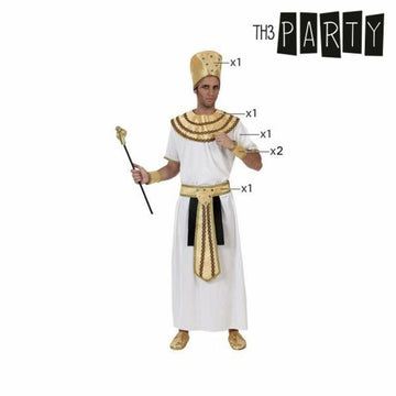 Costume for Adults Th3 Party White (5 Units)