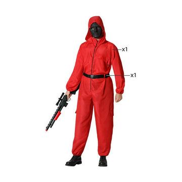 Costume for Adults Red Forest Thief Polyester