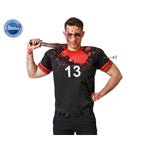 Costume for Adults Rugby Bloody Black Polyester