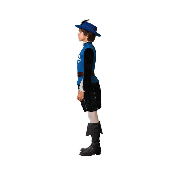 Otroški kostum Mušketir Modra