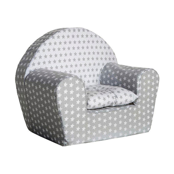 Child's Armchair Grey Stars