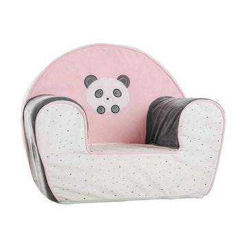 Poltrona per Bambini Panda Rosa chiaro 44 x 34 x 53 cm