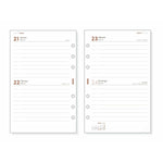 Diary Refill Finocam Open R597 2024 White 11,7 x 18,1 cm