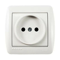Plug socket Solera mur07u 2P White 16 A Surface