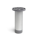 Pieds Rei 405 Mat Cylindrique Argenté Aluminium Moderne (Ø 3,9 x 15 cm)