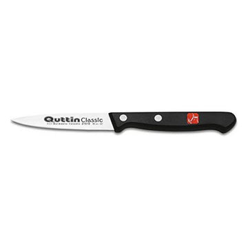 Peeler Knife Quttin Sybarite Black (9 cm) POM