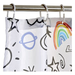 Shower Curtain DKD Home Decor Unicorn Polyester (180 x 200 cm)