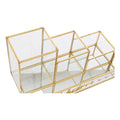 Jewelry box DKD Home Decor Metal Crystal Chic (25.5 x 12 x 12 cm)