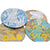 Coasters DKD Home Decor World Map MDF Wood (4 Pieces)