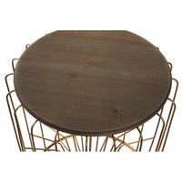 Side table DKD Home Decor Metal Fir (2 pcs)