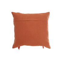 Cushion DKD Home Decor Coral Squared Fringe 45 x 10 x 45 cm