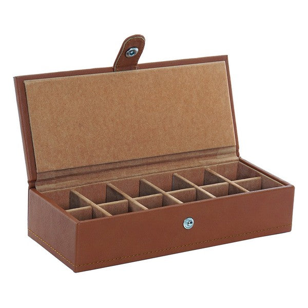 Jewelry box DKD Home Decor Polyurethane Aluminium (21 x 9 x 5 cm)