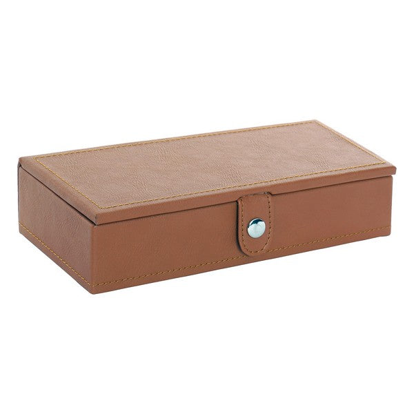 Jewelry box DKD Home Decor Polyurethane Aluminium (21 x 9 x 5 cm)