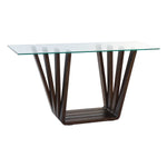 Console DKD Home Decor Rebeca Crystal walnut (145 x 45 x 75 cm)