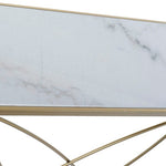 Console DKD Home Decor Metal Marble (100 x 33 x 78 cm)