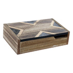 Jewelry box DKD Home Decor Kente Wood Colonial (20 x 12 x 5 cm)