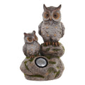 LED spotlight DKD Home Decor Owl Resin (25 x 20 x 41 cm)