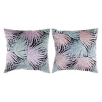 Cushion DKD Home Decor Green Pink (45 x 45 cm) (2 pcs)