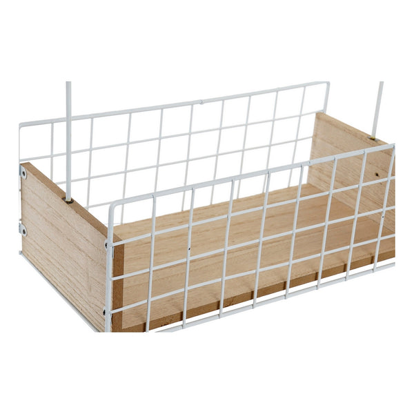 Multi-purpose basket DKD Home Decor Metal MDF Wood (33 x 16 x 27 cm)