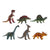 Dinosaur DKD Home Decor 6 Pieces 36 x 12,5 x 27 cm