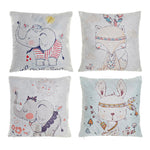 Cushion DKD Home Decor animals Children's Polyester (4 pcs) (45 x 45 x 45 cm)