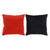 Cushion DKD Home Decor Birds Black Red (45 x 45 cm) (2 pcs)