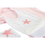 Set of clothes DKD Home Decor Stars Blue Pink (7 Units)