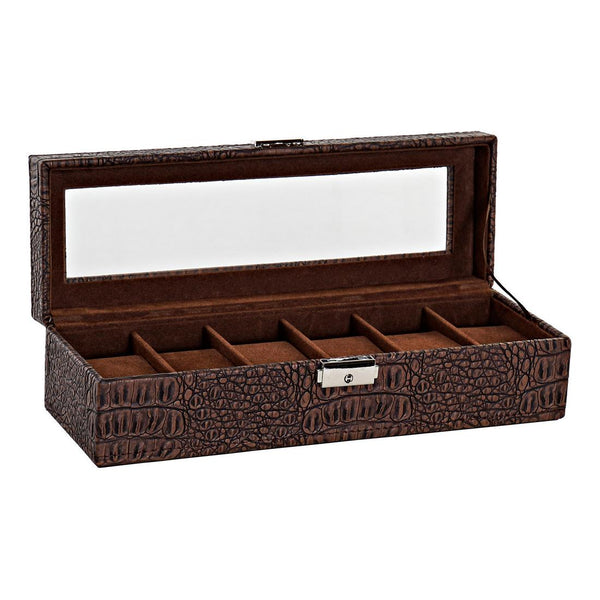 Jewelry box DKD Home Decor Crystal MDF Wood (30 x 10 x 8.5 cm)