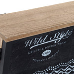 Key cupboard DKD Home Decor Wild Style Black Crystal MDF Wood (22 x 7 x 26 cm)