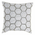 Cushion DKD Home Decor Velvet Geometric (45 x 45 cm)