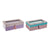 Jewelry box DKD Home Decor Sequins Cotton Folk (2 pcs) (24 x 13 x 8 cm)