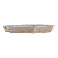 Tray DKD Home Decor Aluminium Mango wood