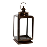 Lantern DKD Home Decor Bronze Metal Crystal (23 x 23 x 52 cm)